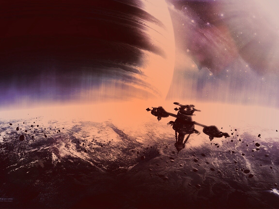 Космический корабль обои