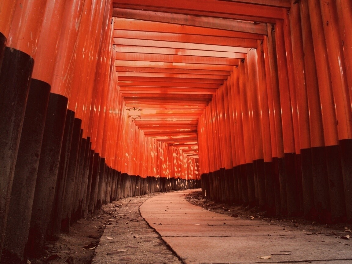 Японский храм обои