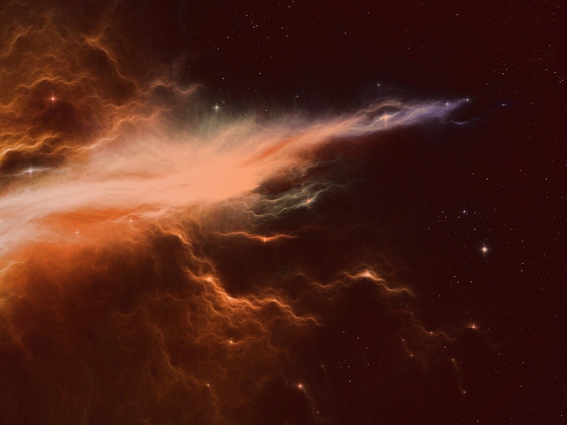Туманность в глубинах космоса обои