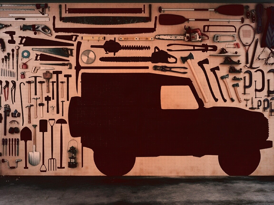 Типичный гараж обои