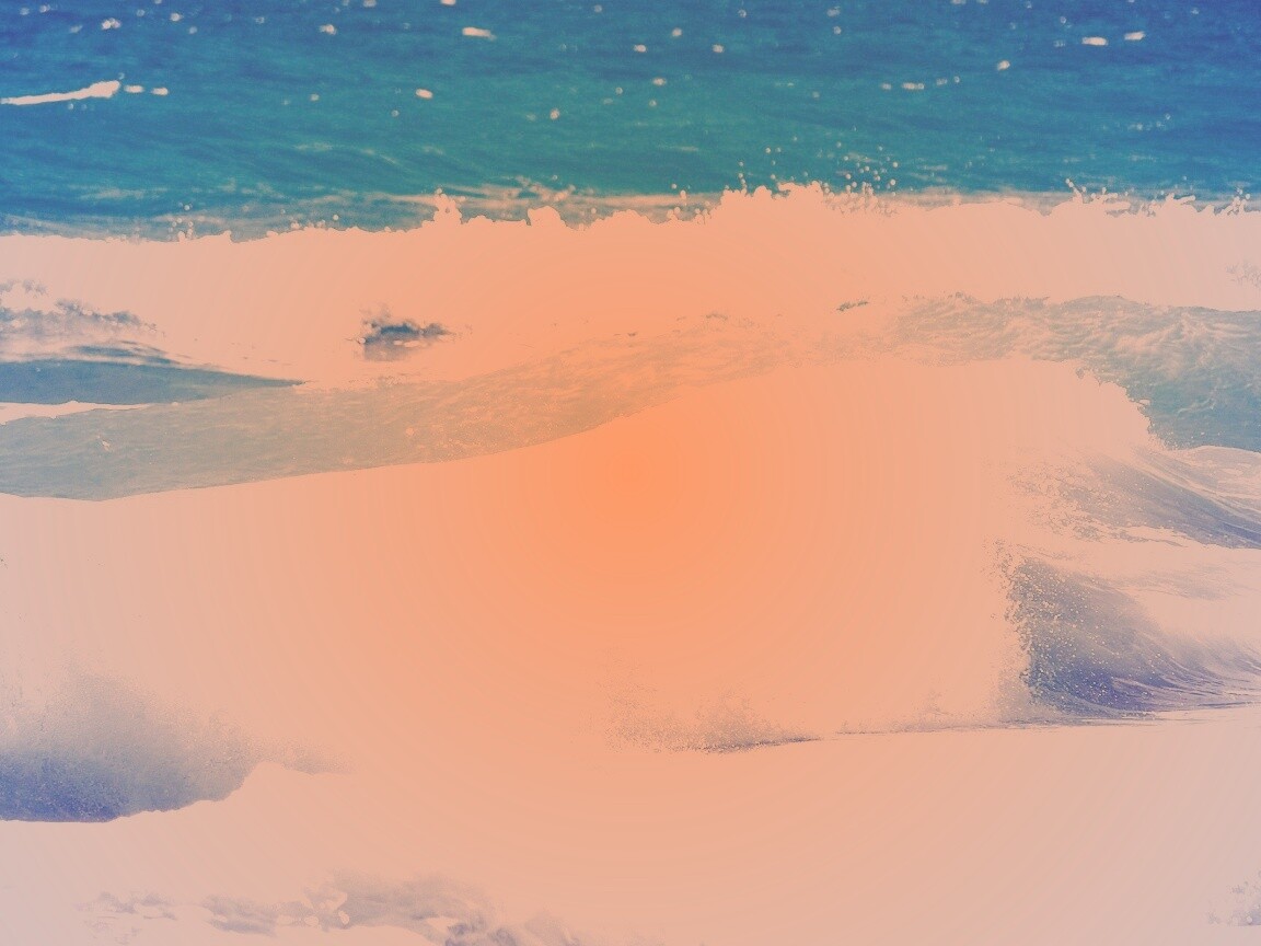 Голубые волны обои