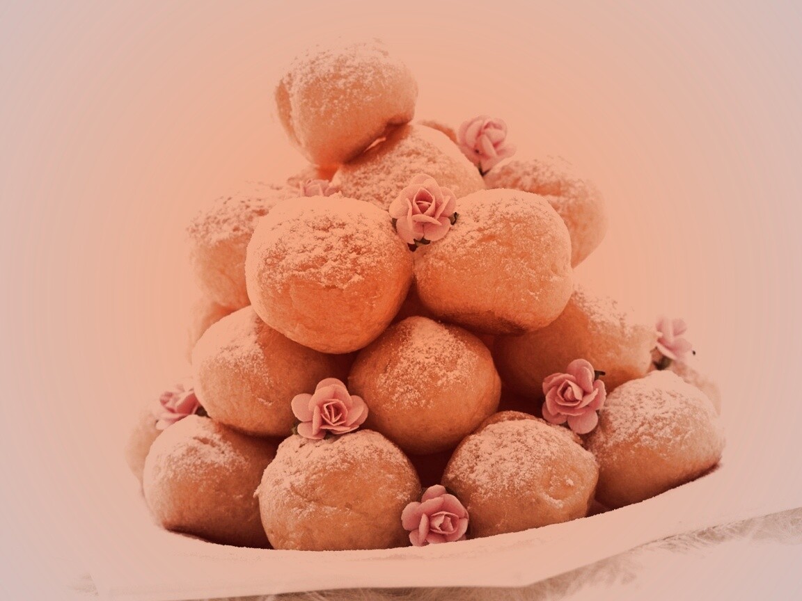 Круглые пироженки обои