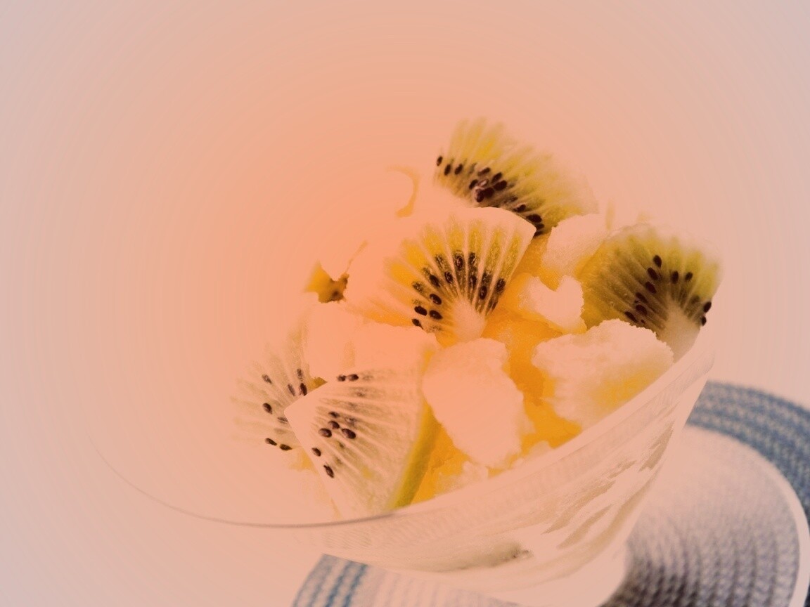 Мороженое с киви обои