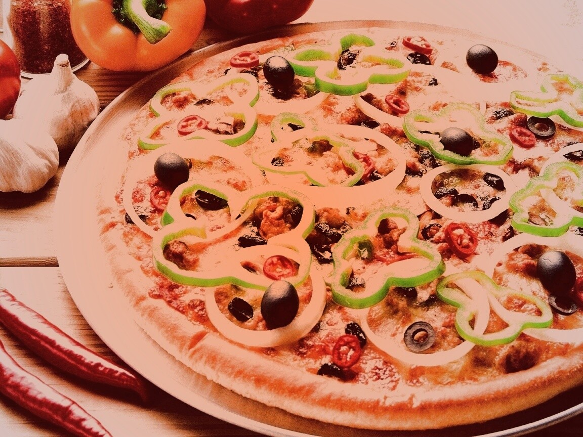 Пицца с паприкой обои