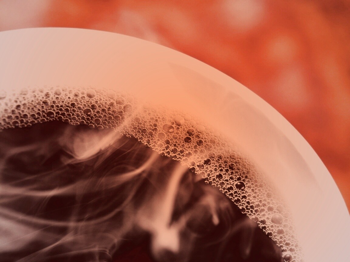 Горячий кофе обои