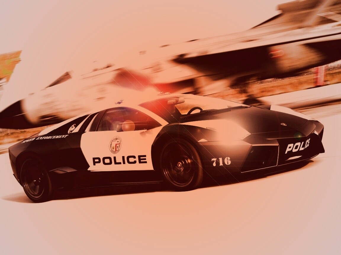 Полицейска Lamborghini из NFS обои