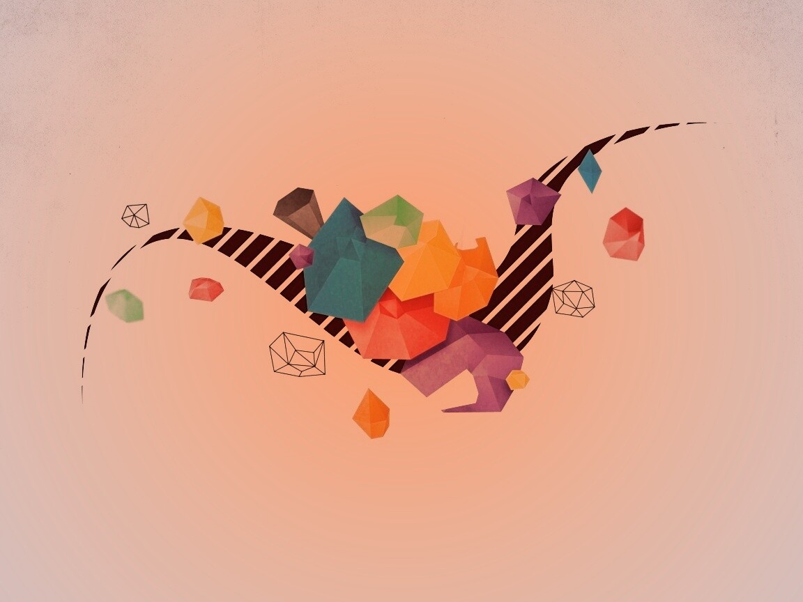 Полет абстрактной фантазии обои