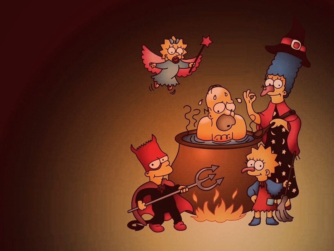 Шабаш Симпсонов обои
