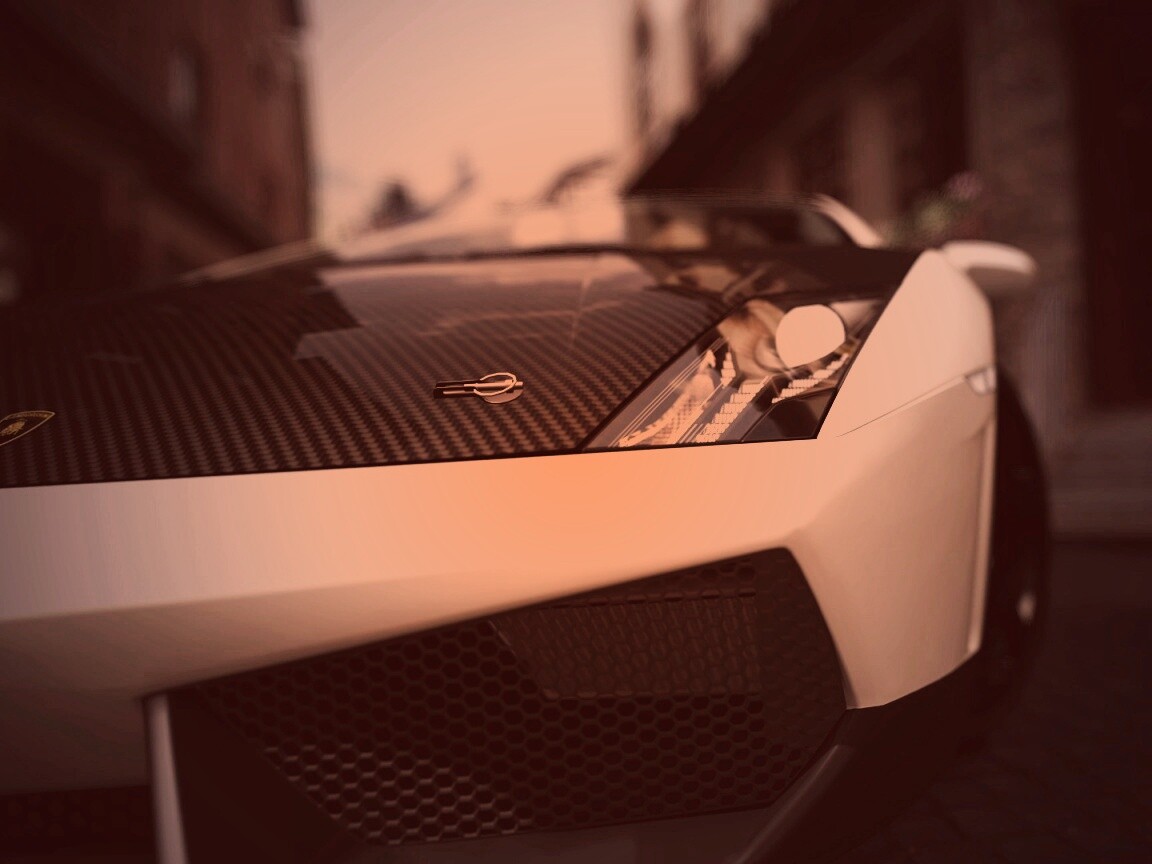 Lamborghini с карбоновым багажником обои