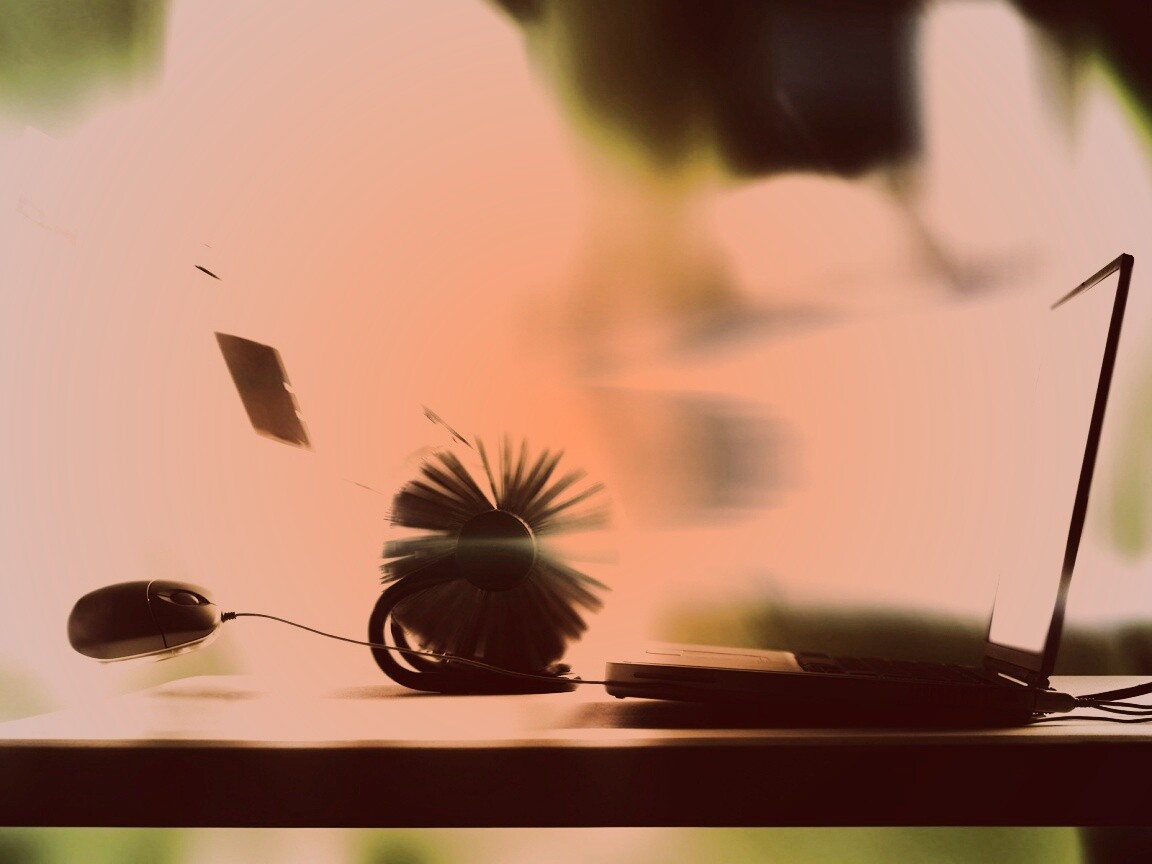 Дуновение цифрового ветра обои