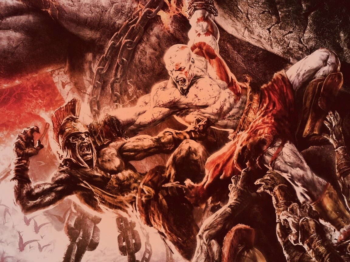 Бог войны обои