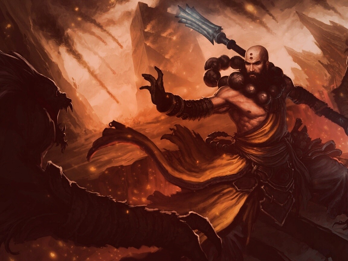 Монах из Diablo 3 обои