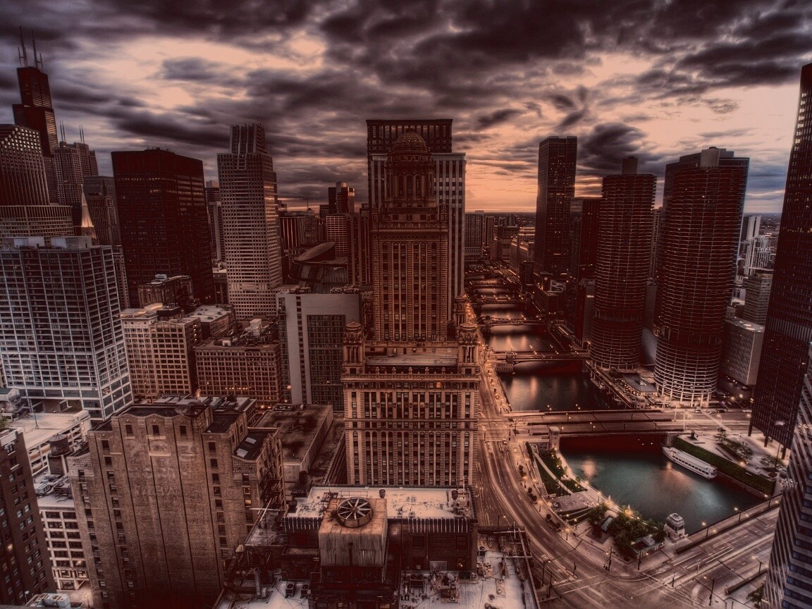 Призрачный город обои