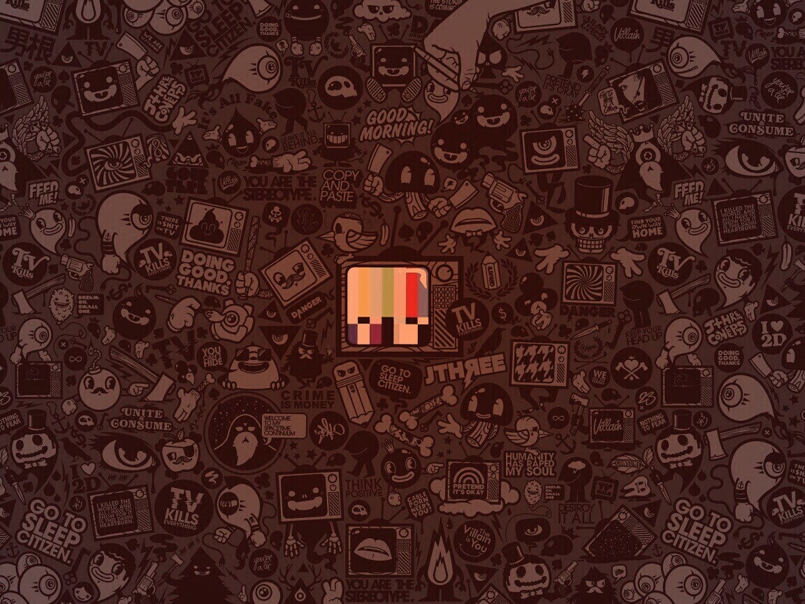 Телевидение убивает всё! обои