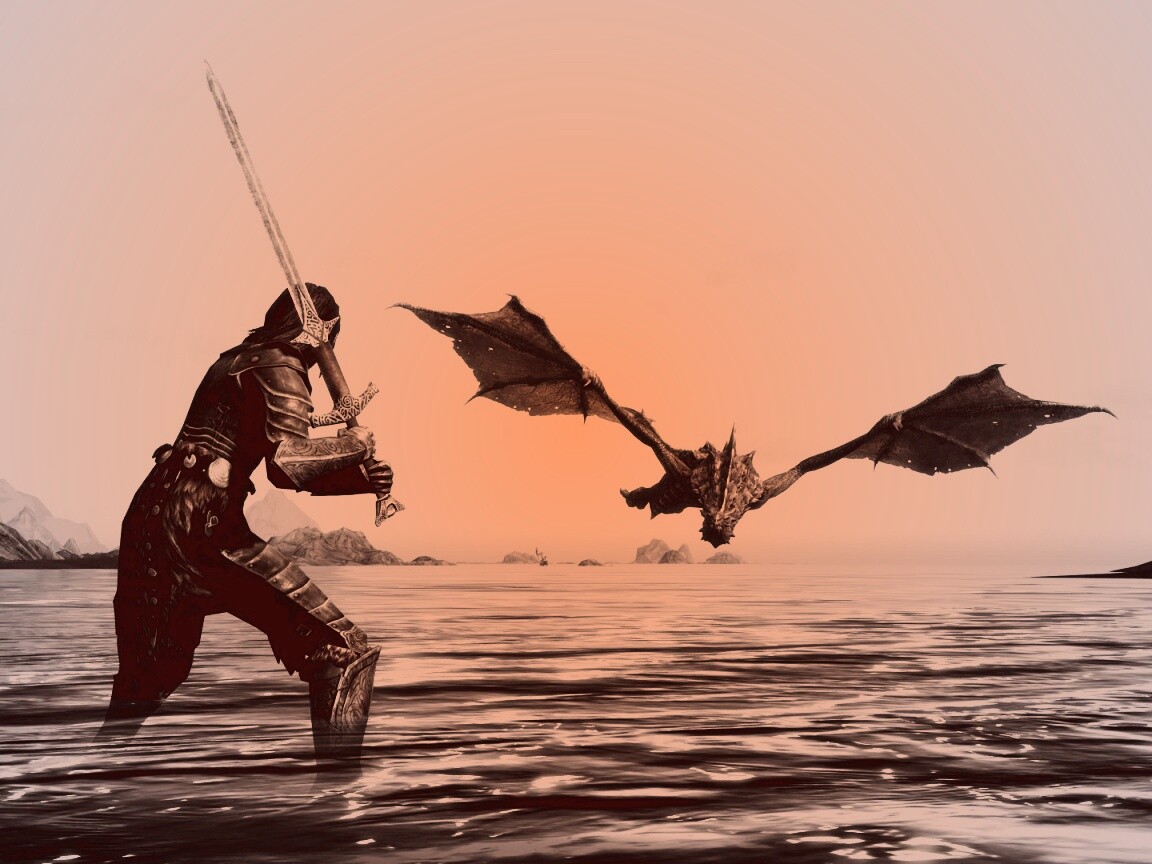 Дым над водой обои