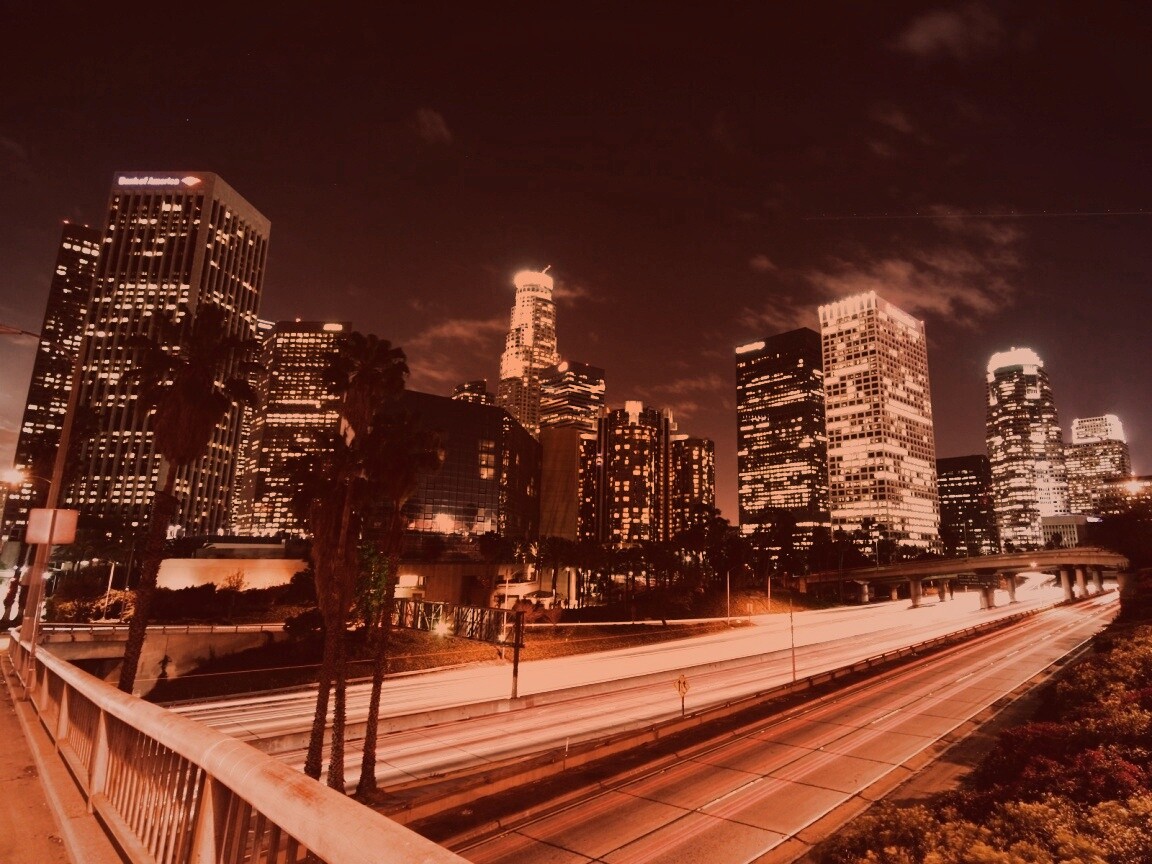 Ночной город обои