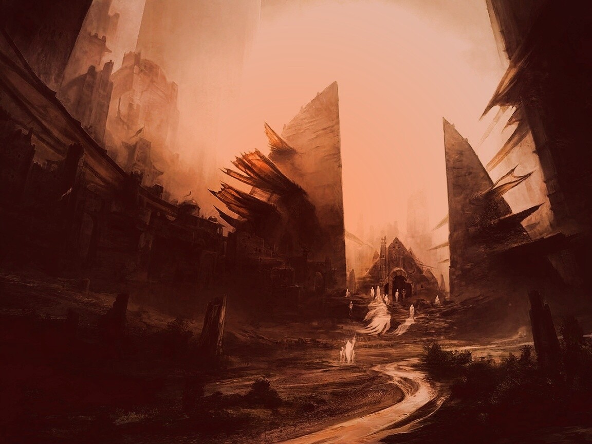 Затерянный город обои