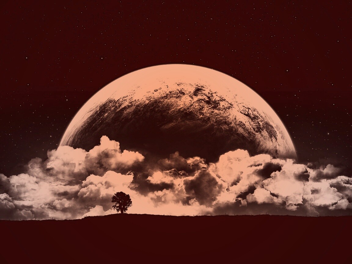 Наедине с вселенной обои