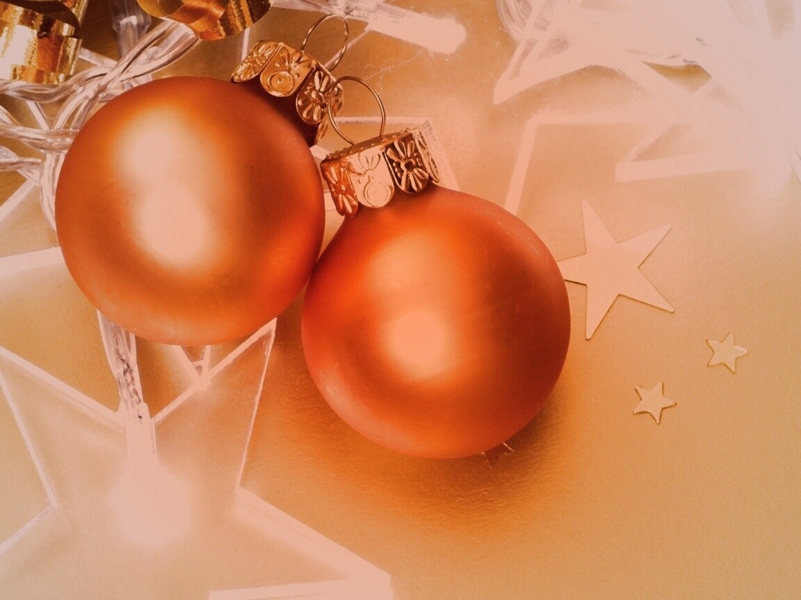 Елочные игрушки обои