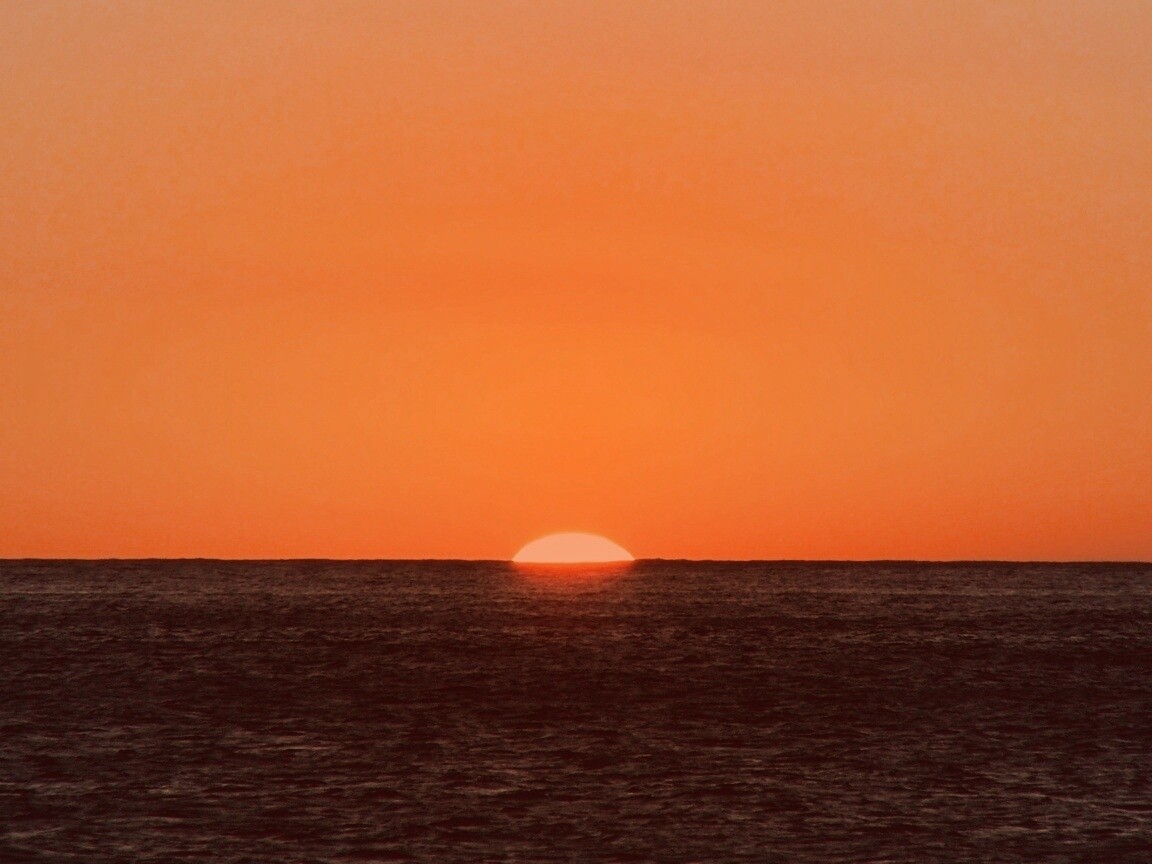 Идеальный закат обои