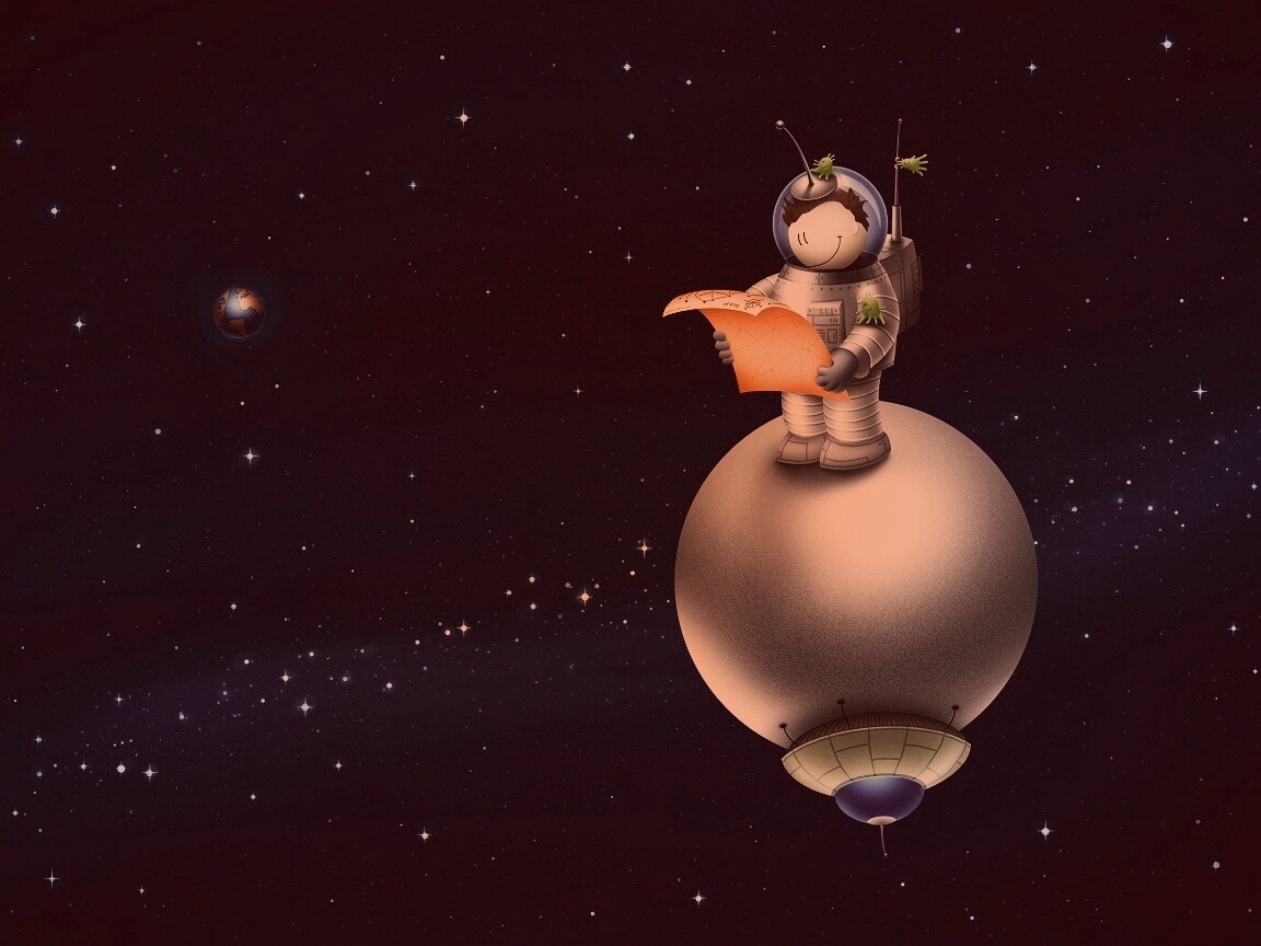 На маленькой планете обои