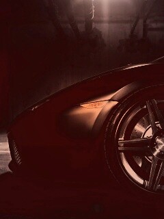 Черная машина обои