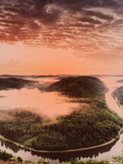 Кривая река обои