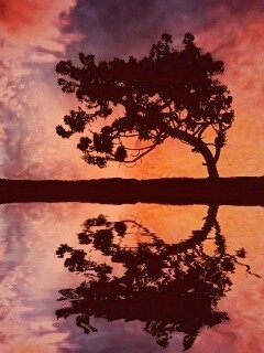 Зеркальное озеро обои