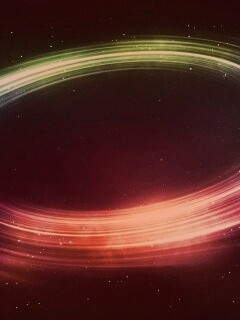 Радужный световой круг обои
