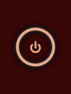 Горящая кнопка запуска обои