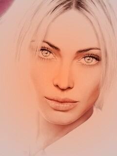 Сероглазая блондинка обои