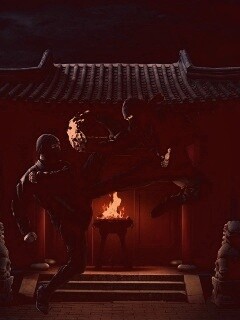 Бой ниндзя обои