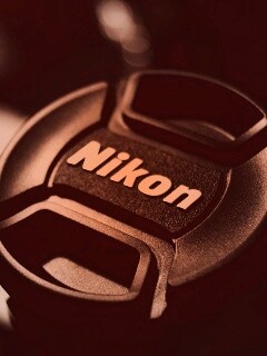 Крышечка от объектива Nikon обои