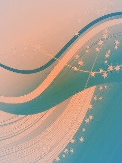 Голубые линие и белые блики обои