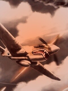 Истребитель акула обои