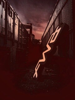 Упавшая вывеска обои