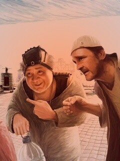 Арт пародия на Кин Дза Дзу обои