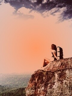 Девушка турист обои