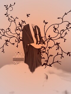 Молящийся монах обои