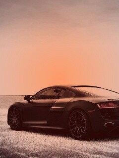 Черный ауди ТТ обои