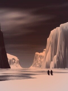 Ледяные горы обои