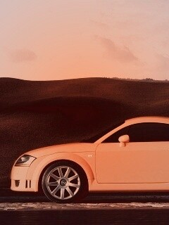 Оранжевый Ауди ТТ обои