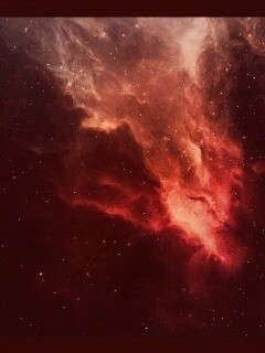 Красная туманность обои
