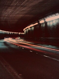 Огни в тоннеле обои