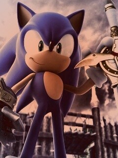 Соник с мечем обои