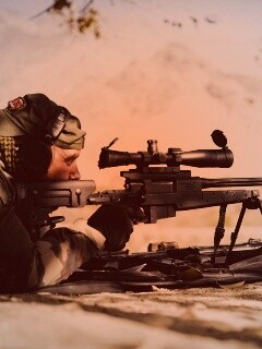 Стрелок в засаде обои