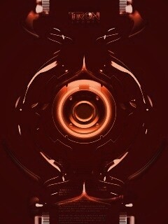 Tron Data Amber обои