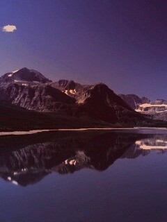 Синее горное озеро обои