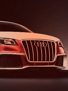 Красный Ауди обои