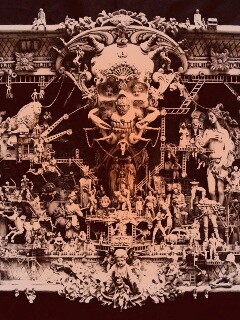 Адская скульптура обои